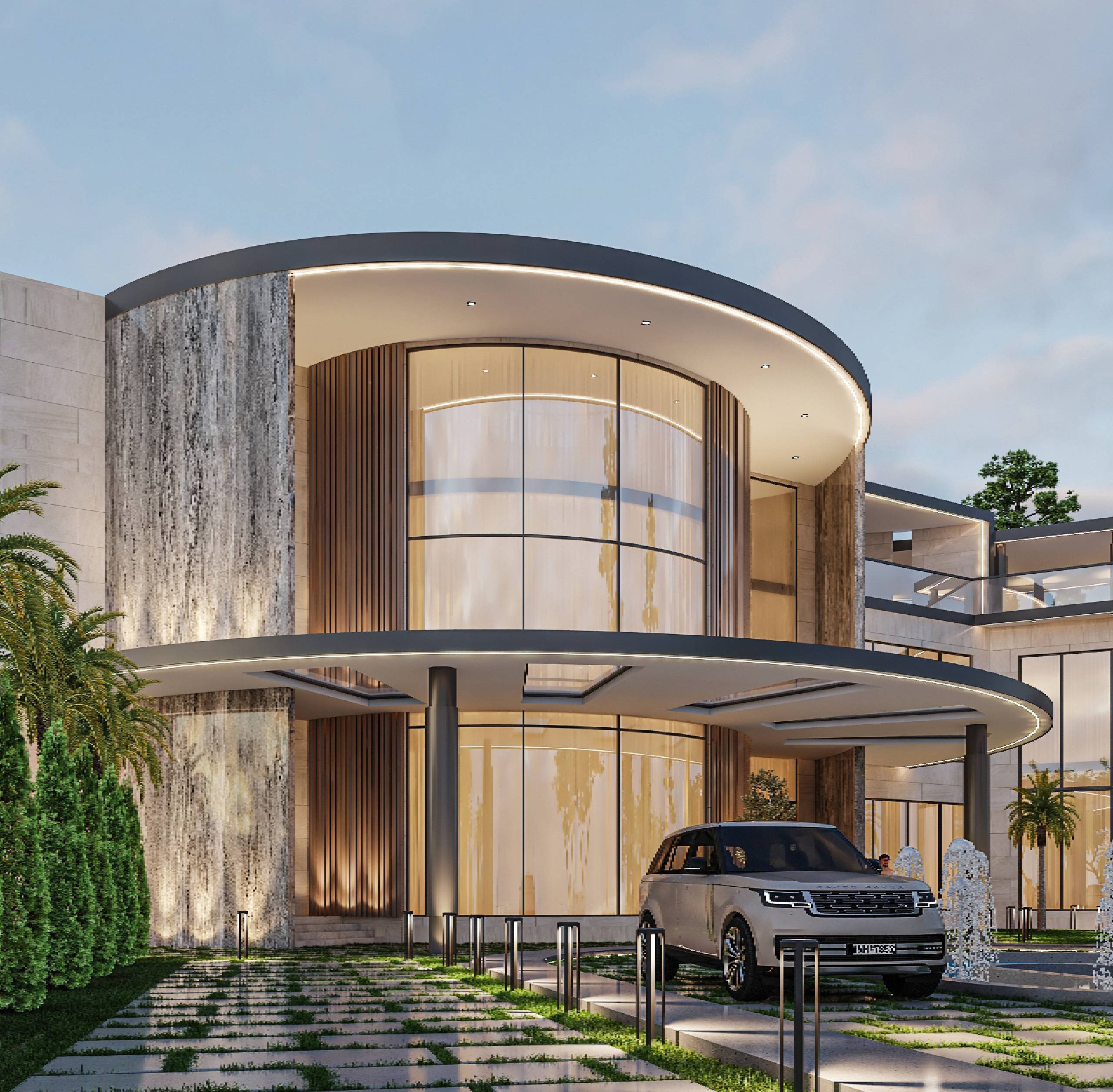 Modern mansion in Abu Dhabi